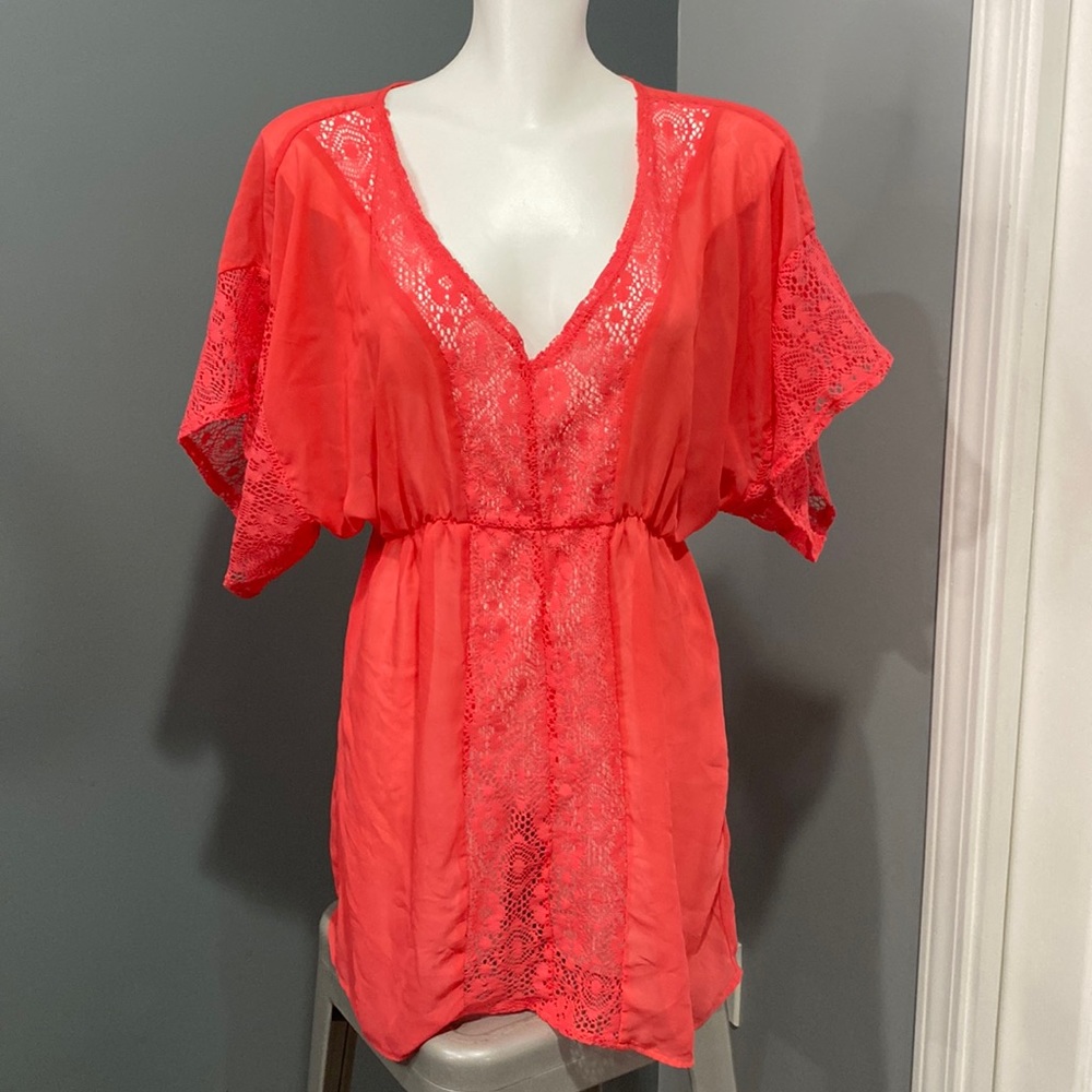 Woman’s bathing suit coverup